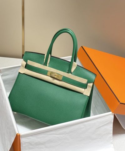 Replica Hermès Birkin Emerald - 1:1 premium replica handbag