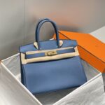 Replica Hermès Birkin Agate Blue