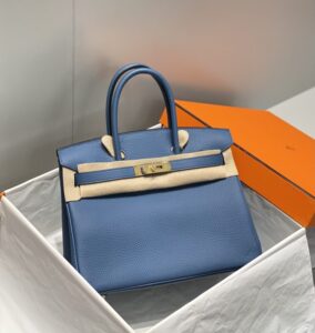 Fake Hermès Birkin Agate Blue - high-end replica designer purse