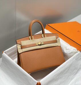Replica Hermès Birkin Golden Brown - 1:1 premium replica handbag