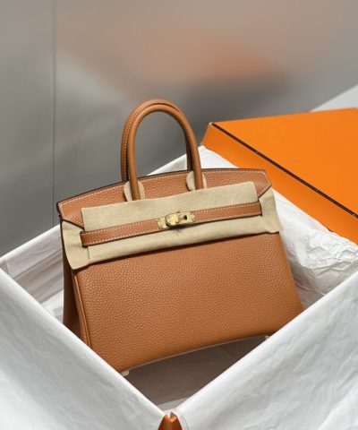 Replica Hermès Birkin Golden Brown - 1:1 premium replica handbag