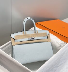 Replica Hermès Birkin Grail Blue - affordable luxury replica bag