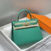 Fake Hermès Kelly Emperial Green - premium superclone handbag