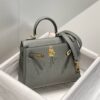 Replica Hermès Kelly Mini Cumulonimbus Gray - high-end replica designer purse