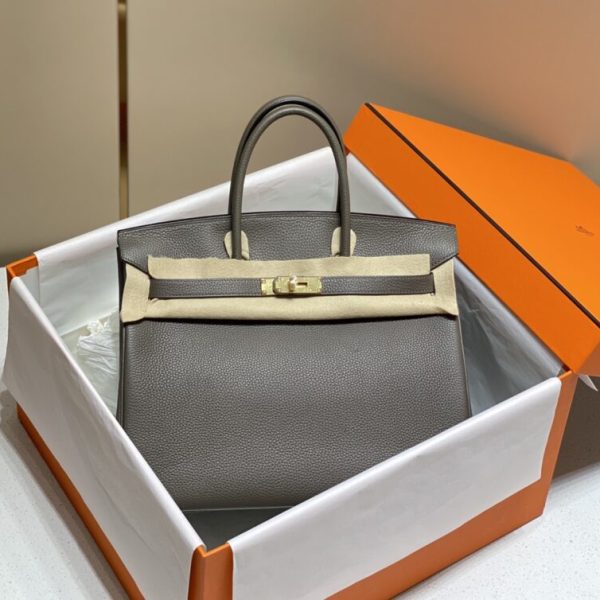 Replica Hermès Birkin Pewter Grey - elite factory replica handbag