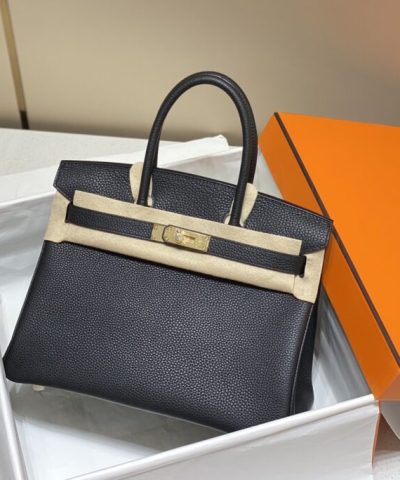 Replica Hermès Birkin Black Gold - ultra-realistic fake purse