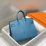 Replica Hermès Birkin Denim Blue - high-quality designer bag dupe