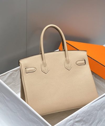 Fake Hermès Birkin Trench Coat Grey - 1:1 premium replica handbag