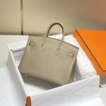 Replica Hermès Birkin Turtledove Silver