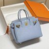Replica Hermès Birkin Linen Blue - premium superclone handbag
