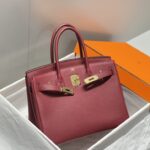 Replica Hermès Birkin Bordeaux Red - 1:1 premium replica handbag