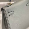 Replica Hermès Kelly Mini Cumulonimbus Gray - best quality fake designer bag
