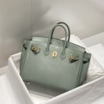 Replika Hermès Birkin Mandelgrøn