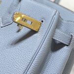 Replica Hermès Birkin Linen Blue - elite factory replica handbag
