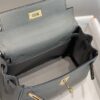 Replica Hermès Kelly Mini Cumulonimbus Gray - 1:1 premium replica handbag