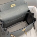 Replica Hermès Kelly Mini Cumulonimbus Gray - 1:1 premium replica handbag