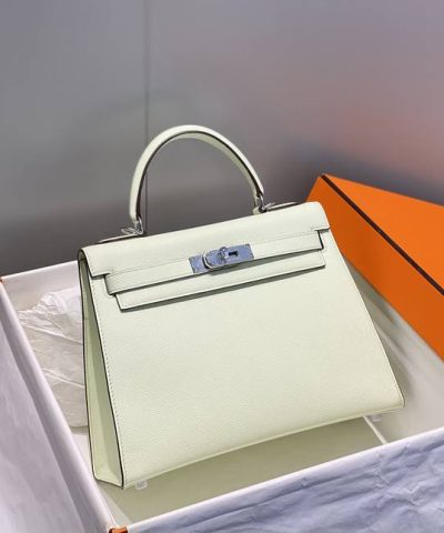 Fake Hermès Kelly Bubble Green - best quality fake designer bag
