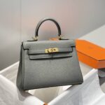 Replika Hermès Kelly Mini Cumulonimbus Gray - 1:1 premium-replikakäsilaukku