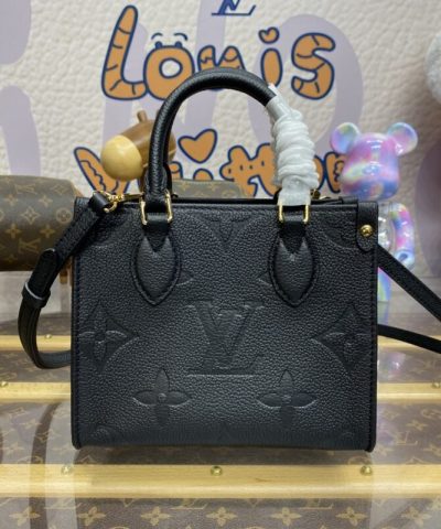 Replica LV Onthego Bb Black - best quality fake designer bag