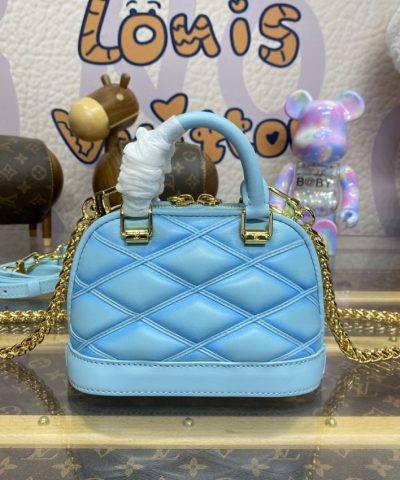 Fake Louis Vuitton Alma Nano Water Blue - high-quality designer bag dupe