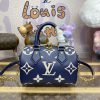 Replica Louis Vuitton Speedy Bandouliere 20 Blue - best quality fake designer bag