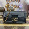 Fake Louis Vuitton Dauphine East West Black - 1:1 premium replica handbag