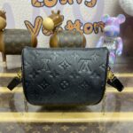 Replica Louis Vuitton Bumbag Mini Full Black - affordable luxury replica bag