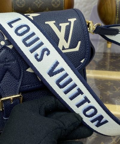 Replica Louis Vuitton Nano Diane Satchel Blue – Pink - high-end replica designer purse