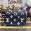 Replica Louis Vuitton Nano Diane Satchel Blue – Pink - high-end replica designer purse