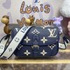 Replica Louis Vuitton Nano Diane Satchel Blue – Pink - affordable luxury replica bag