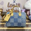 Fake Louis Vuitton Speedy Bandouliere 25 Denim - designer handbag clone