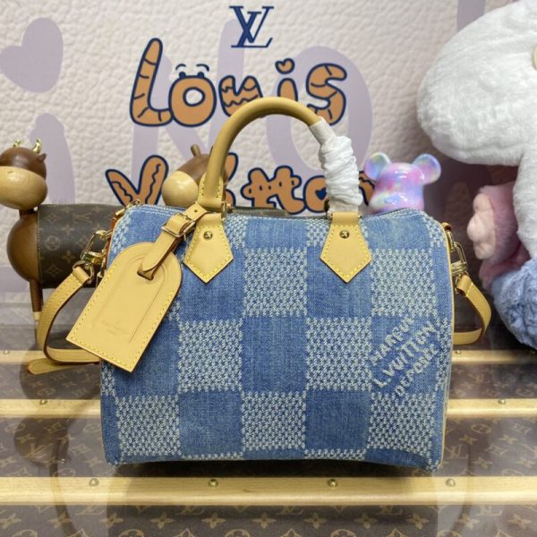 Replica Louis Vuitton Speedy Bandouliere 25 Denim