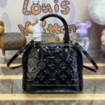 Replica Louis Vuitton Alma Bb Black Patent - high-quality designer bag dupe