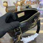 Replica Louis Vuitton Alma Bb Black Patent - designer handbag clone