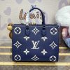 Replica LV Onthego Dark Blue - 1:1 premium replica handbag