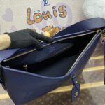 Replica Louis Vuitton Carry All MM Dark Blue