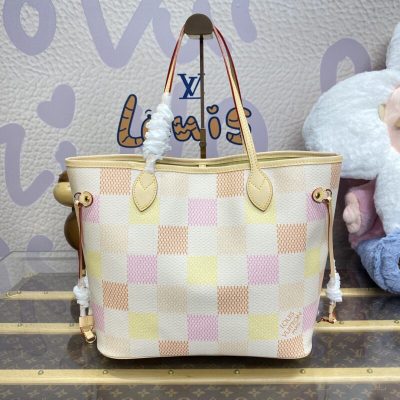 Replica Louis Vuitton Neverfull MM Multi Grid - high-end replica designer purse