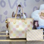 Replica Louis Vuitton Neverfull MM Multi Grid - high-end replica designer purse