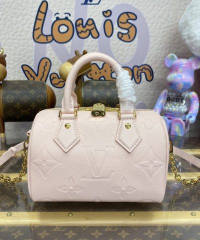 Replica Louis Vuitton Speedy Bandouliere 20 Pink - best quality fake designer bag