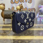 Replica Louis Vuitton Félicie Pochette Blue White - high-quality designer bag dupe