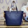 Fake Louis Vuitton Neverfull MM Blue - high-quality designer bag dupe