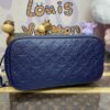 Fake Louis Vuitton Neverfull MM Blue - designer handbag clone