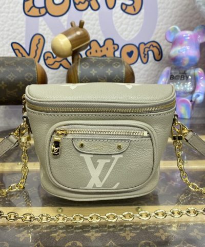 Fake Louis Vuitton Bumbag Mini Beige - 1:1 premium replica handbag