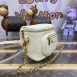 Replica Louis Vuitton Bumbag Mini White - designer handbag clone