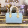 Fake Louis Vuitton Speedy Nano Blue Patent - high-end replica designer purse