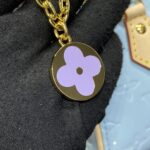 Replika Louis Vuitton Speedy Nano Blue Patent