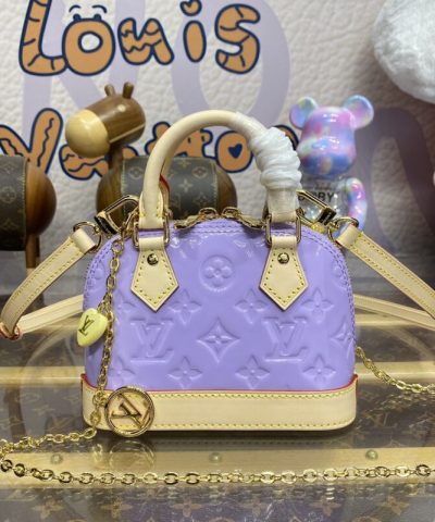 Replica Louis Vuitton Alma Nano Purple - ultra-realistic fake purse