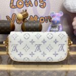 Replica Louis Vuitton Wallet On Chain Ivy White - designer handbag clone