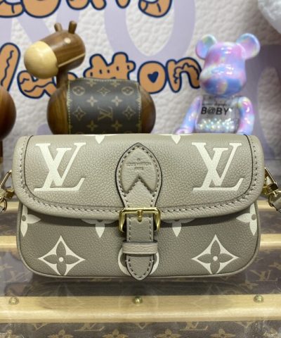 Replica Louis Vuitton Nano Diane Beige - elite factory replica handbag