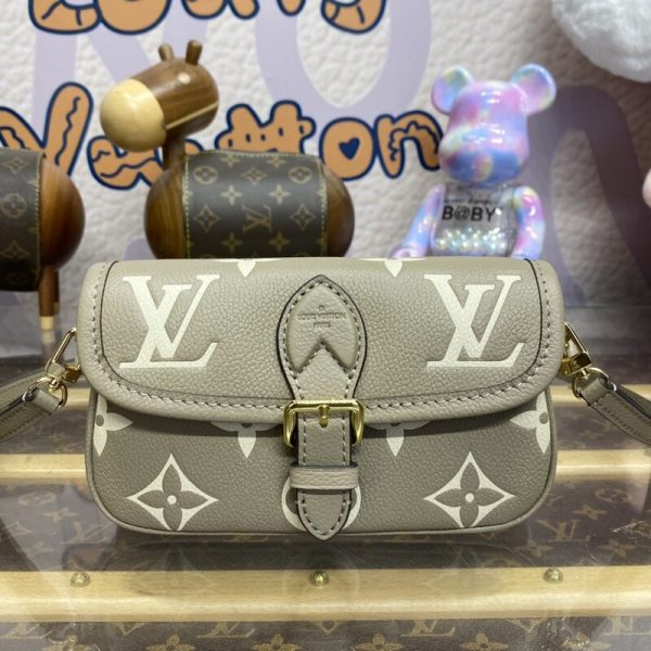 Replica Louis Vuitton Nano Diane Beige - elite factory replica handbag